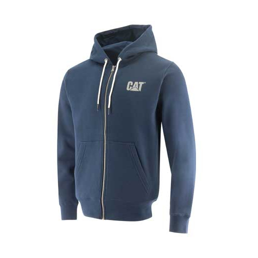 Caterpillar Men's Foundation Fz Dm Hooded Sweatshirt Hoodies Blue CAT-54866